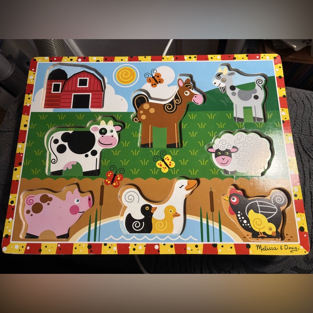 Melissa & Doug Farm Friends Puzzle - Picture 4 of 7